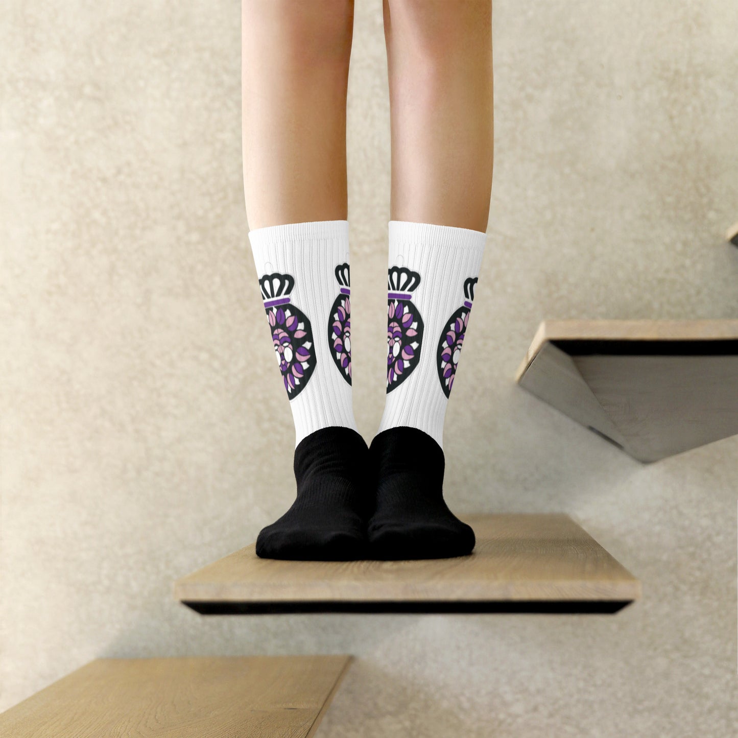 LC Socks Purple