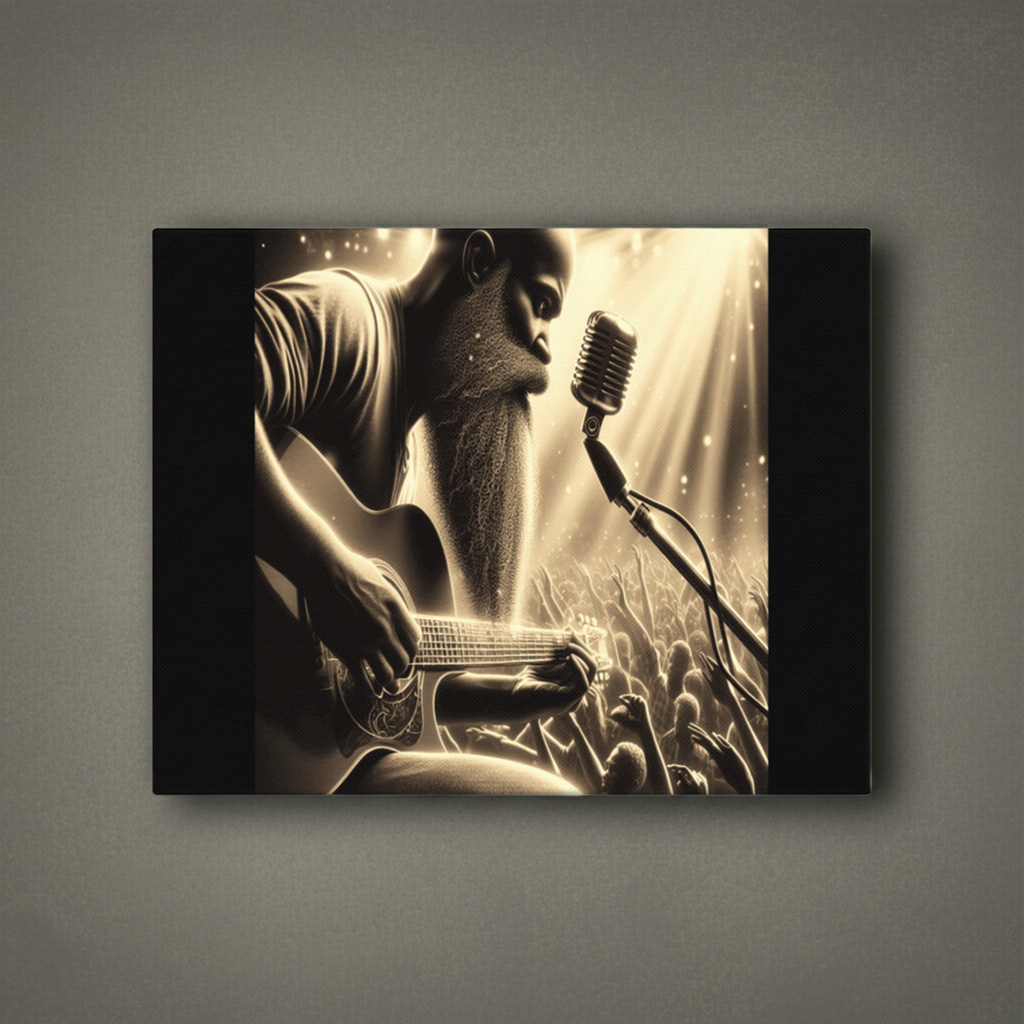 Guitar Canvas Rollin