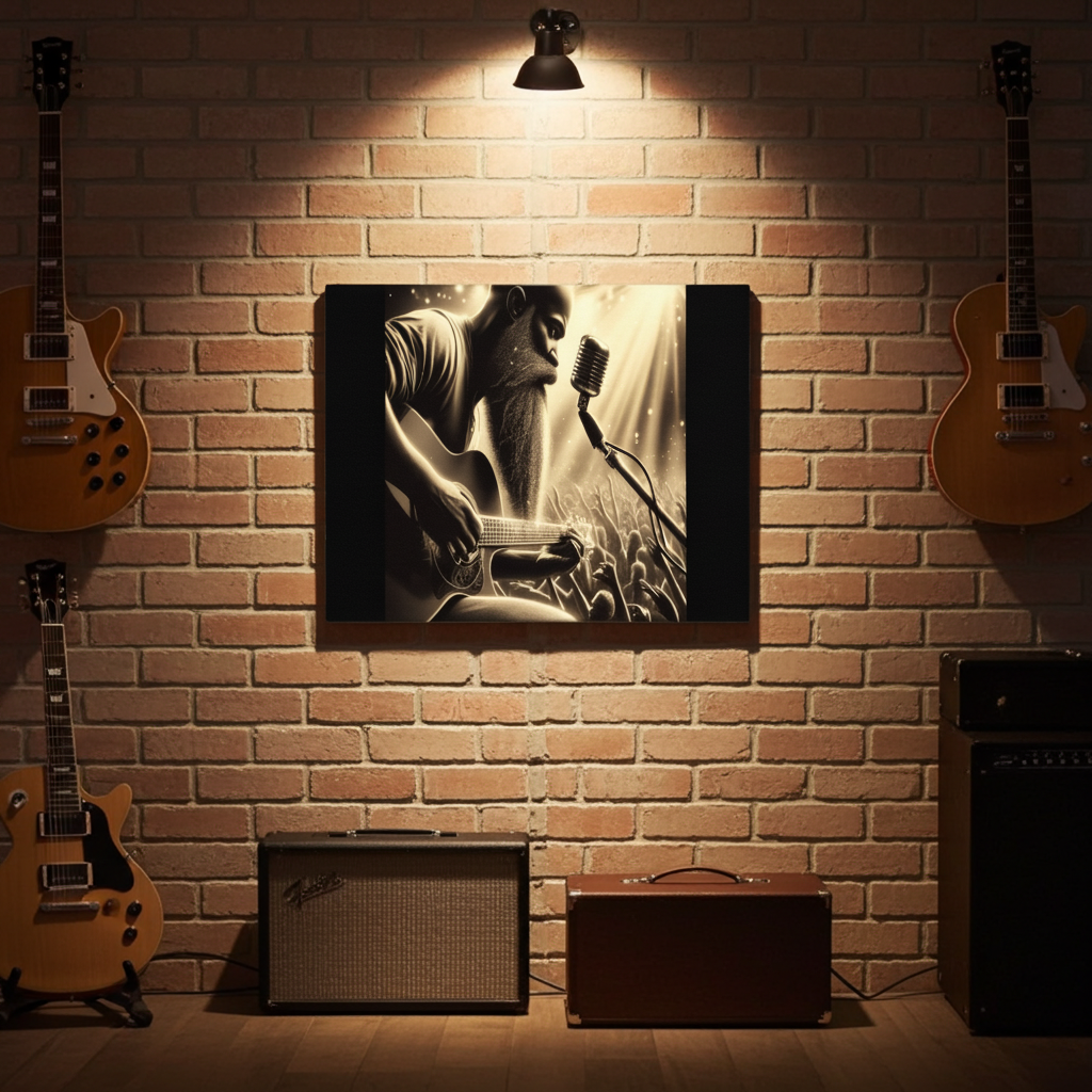 Guitar Canvas Rollin