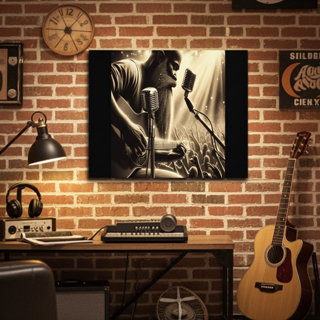 Guitar Canvas Rollin