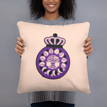 LC Basic Pillow Tan/ Purple