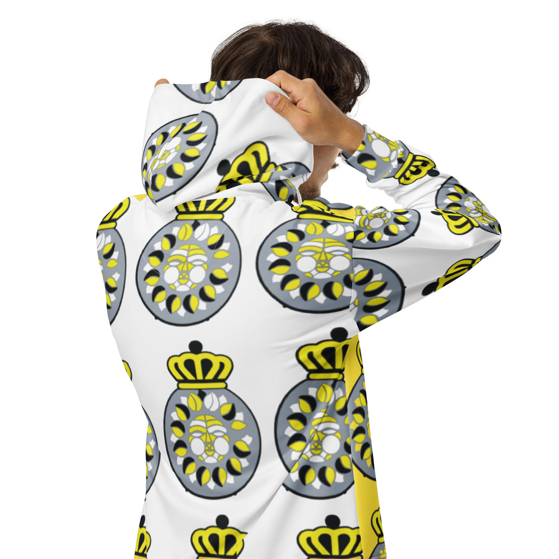 LC Unisex zip hoodie Yellow