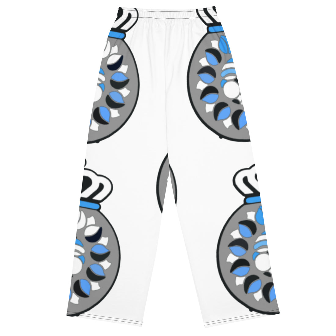 All-over print unisex wide-leg pants